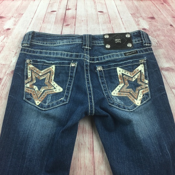 🌸Miss Me JW6043B Bootcut Denim Jean Size 27 - Picture 2 of 8